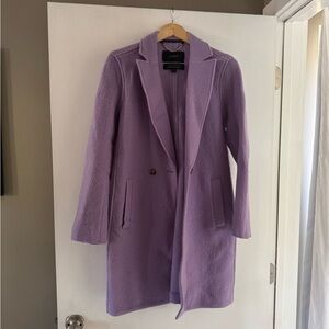 J. Crew Lavender Women's Double Breasted Coat